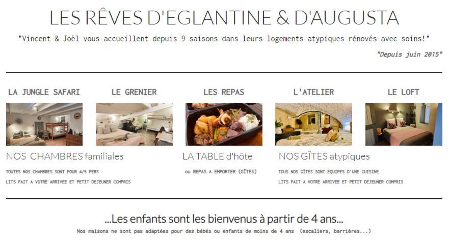 Les Reves D'Eglantine Et D'Augusta Chambres Et Gites Saint-Cyr  Екстер'єр фото